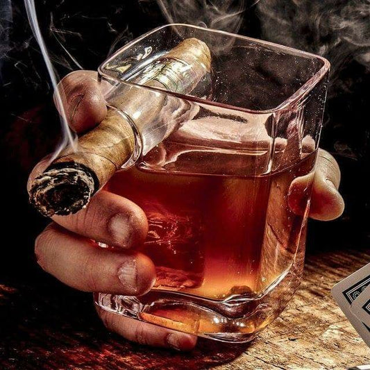 A relaxed individual savoring a cigar in a tranquil outdoor setting, emphasizing the mindful enjoyment and social connection that comes with responsible cigar smoking.